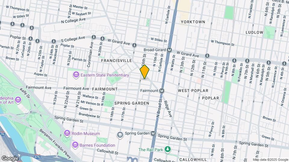 1522 Brown St Map and Location Details