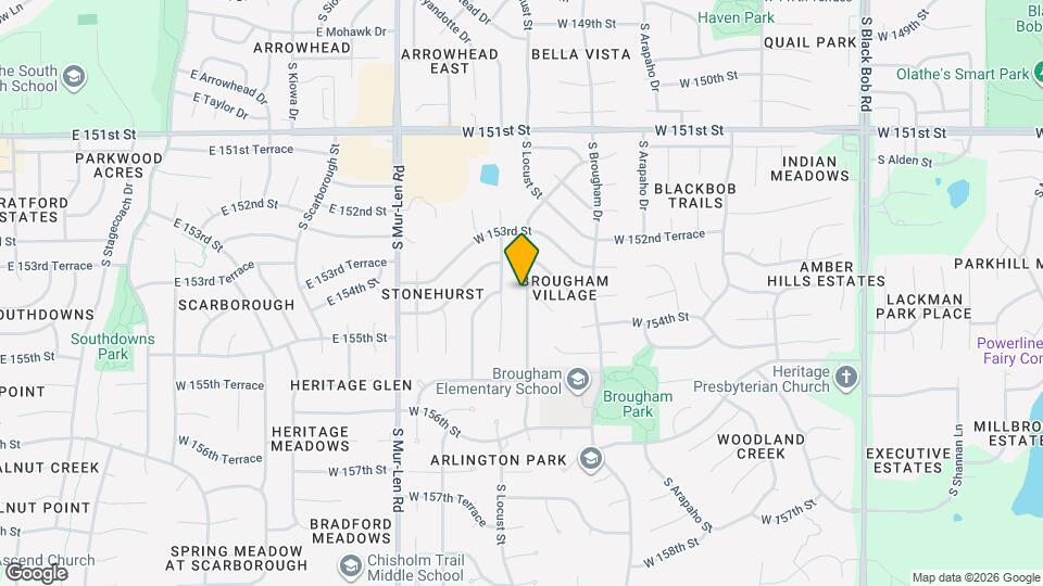 15338 S Summertree Ln Mapa y Detalles de la Ubicación