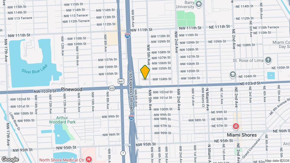 520 NW 104th St Mapa y Detalles de la Ubicación