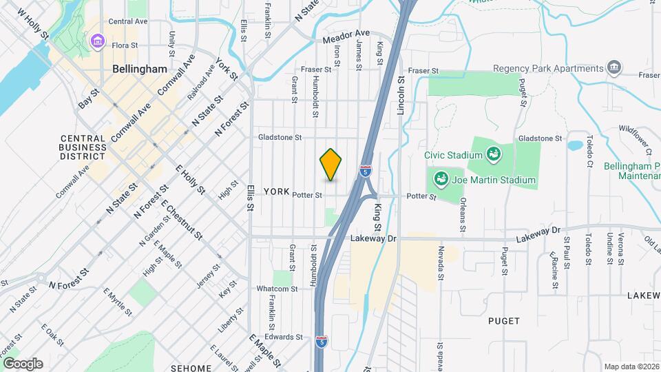 1409 Iron St Map and Location Details