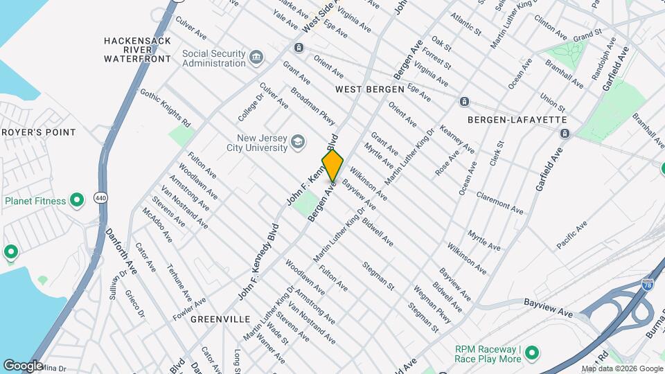 158 Bergen Ave, Unit 35 Map and Location Details