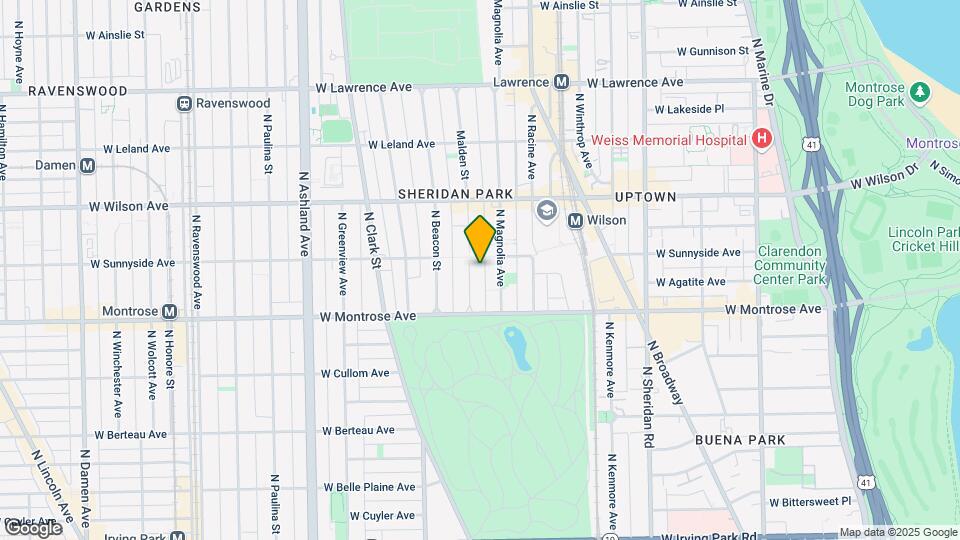 4447-4449 N Malden St Map and Location Details