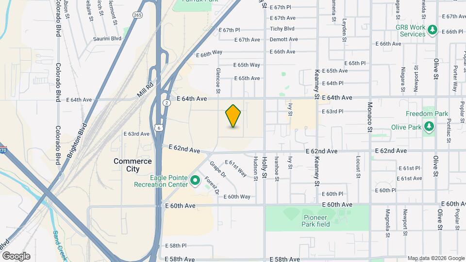 The Vista Map and Location Details