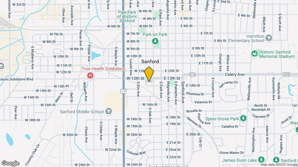 1309 Myrtle Ave Map and Location Details