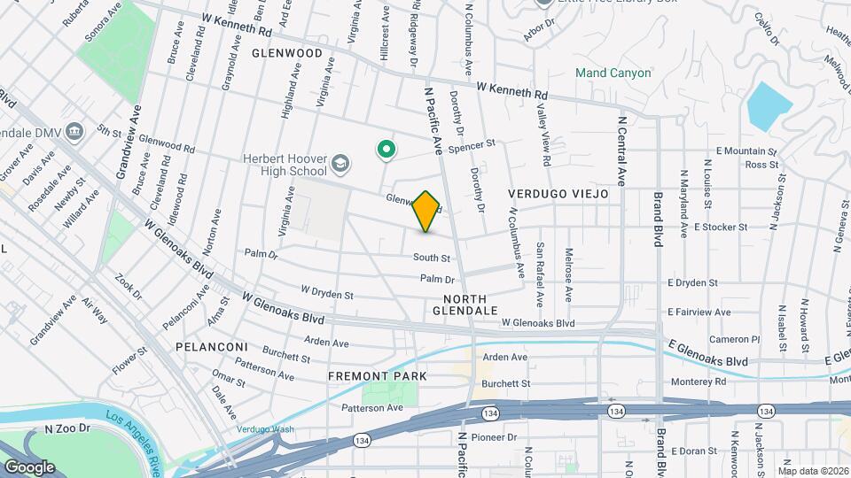 530 W Stocker St, Unit 306 Map and Location Details