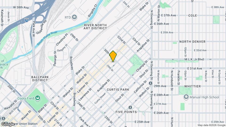 2933 Lawrence St Map and Location Details