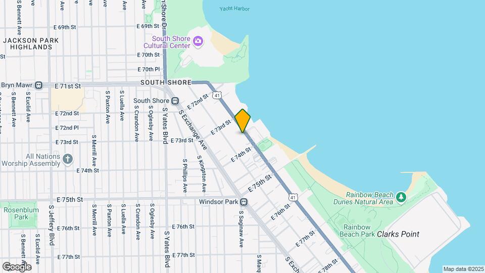 7342-7344 S South Shore Dr Map and Location Details