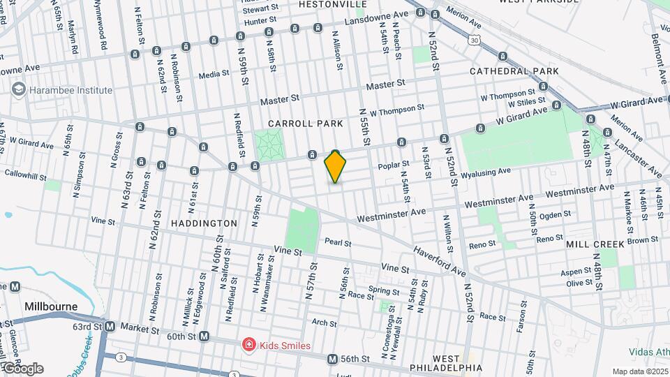 5613 Wyalusing Ave, Unit 2F Map and Location Details