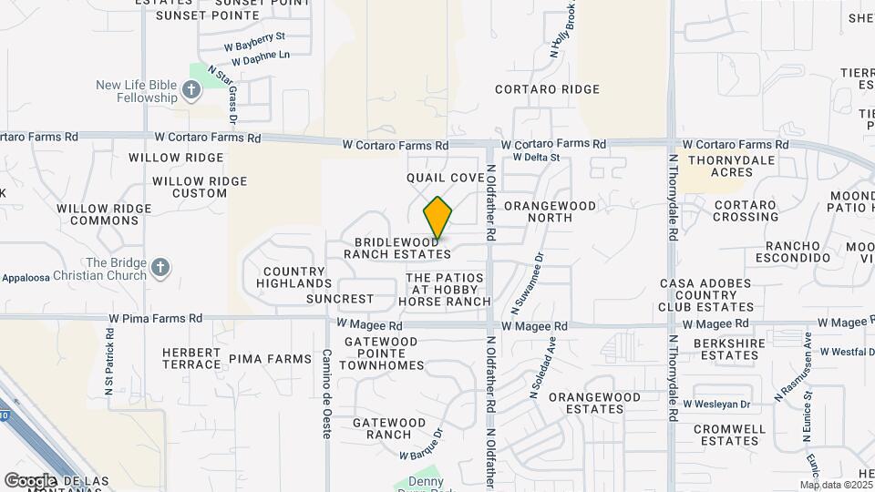 8181 N Brookshire Ct Mapa y Detalles de la Ubicación