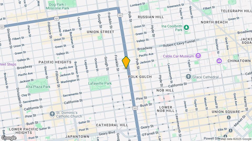 1800 Washington Street Map and Location Details