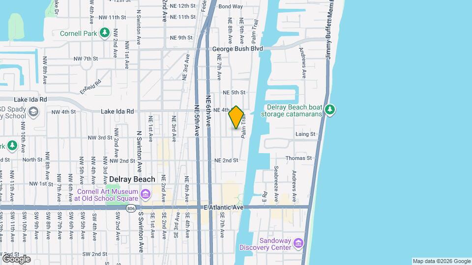 309 NE 8th Ave Map and Location Details