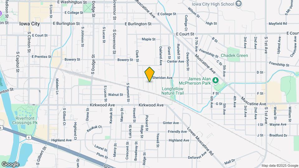 822 Roosevelt St Map and Location Details