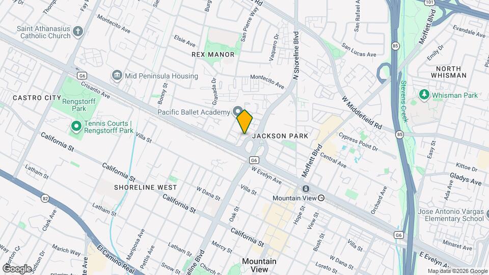1082 Washington St Map and Location Details