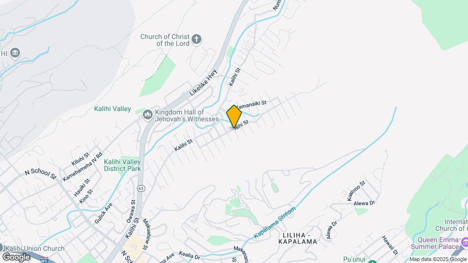 1594 Wailele St Map and Location Details