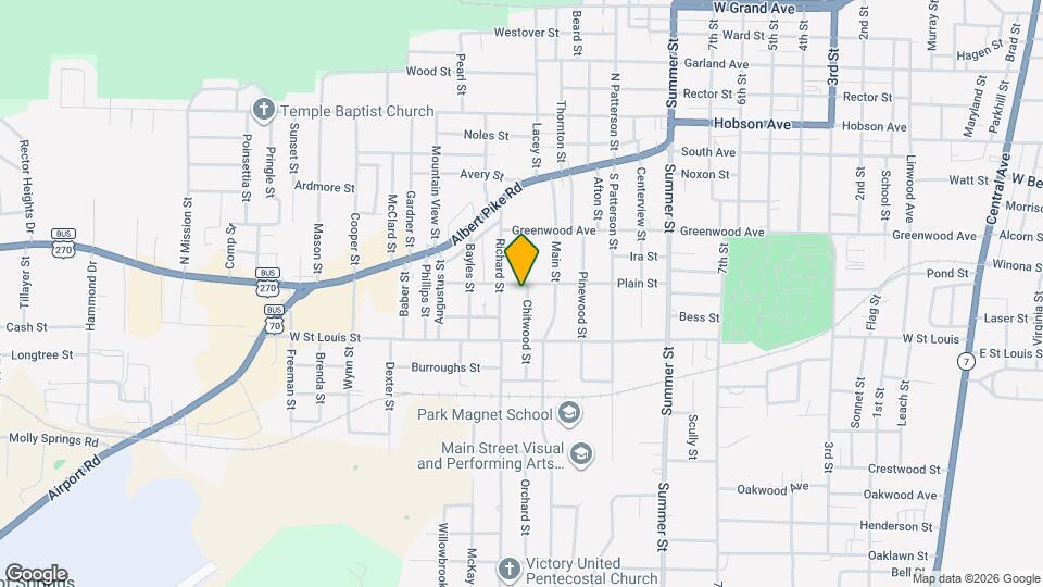 102 Chitwood St Map and Location Details