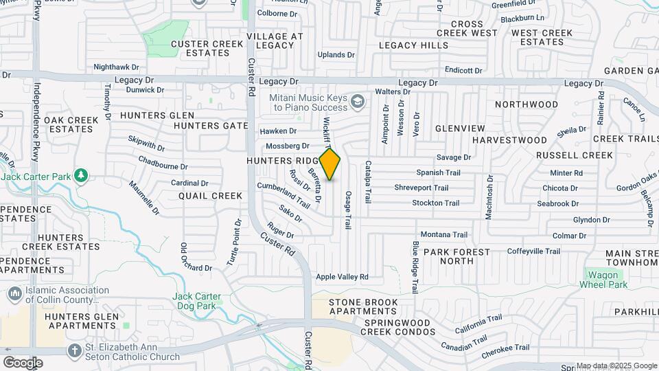 6629 Wickliff Trail Map and Location Details