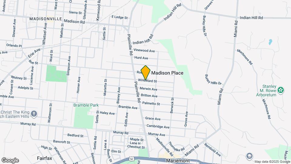 6827 Windward St Map and Location Details