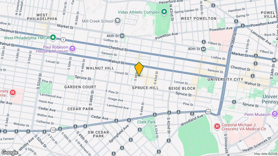 4422 Locust St Map and Location Details