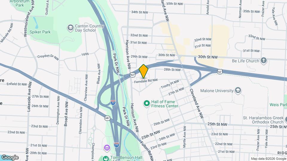 1909 Ferndale Rd NW Map and Location Details