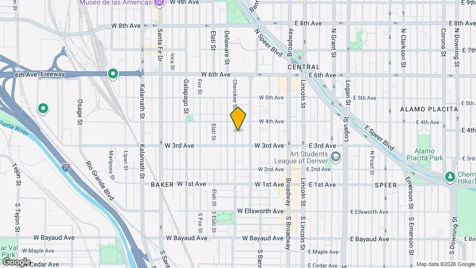 340 Cherokee St Map and Location Details