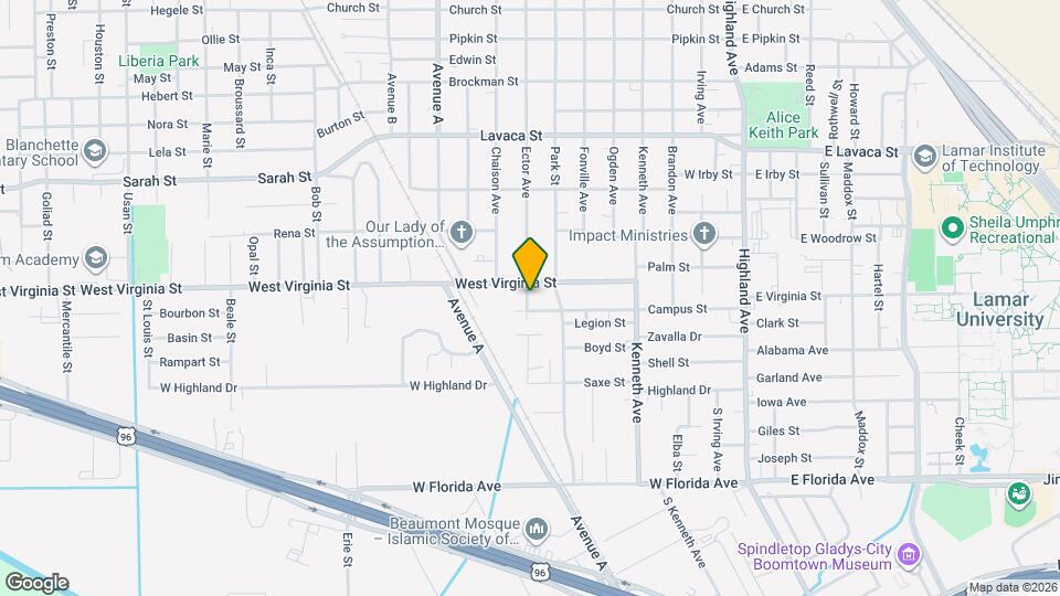 4577 Ector Ave Map and Location Details