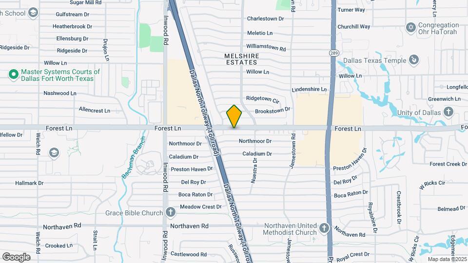5610 Forest Ln Map and Location Details