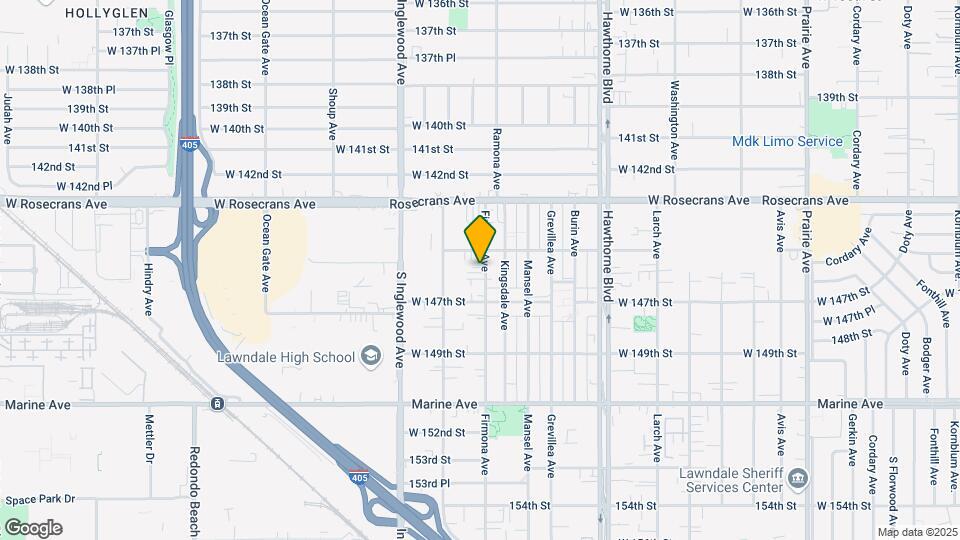14523-14525 Firmona Ave Map and Location Details