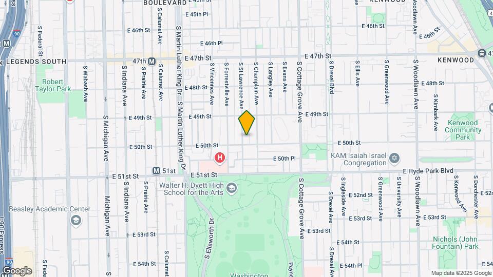 4943 S Saint Lawrence Ave, Unit 3 Map and Location Details