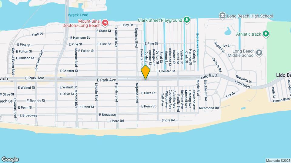 630 E Park Ave Map and Location Details