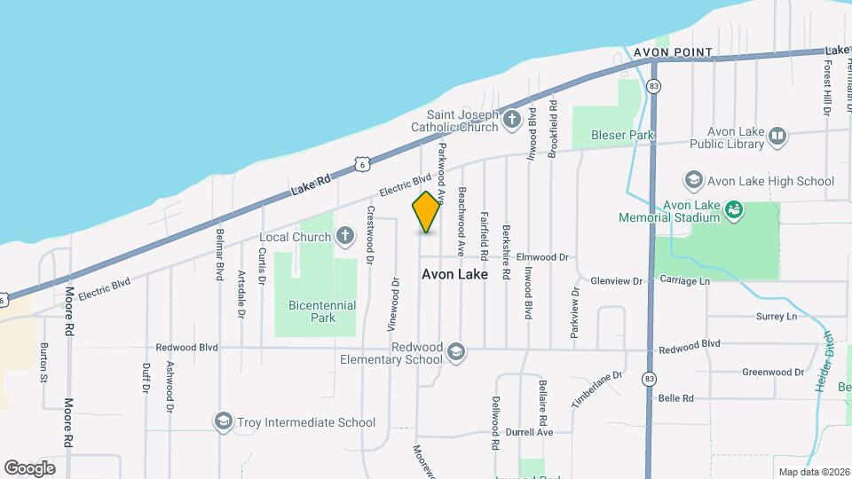 165 Moorewood Ave Map and Location Details