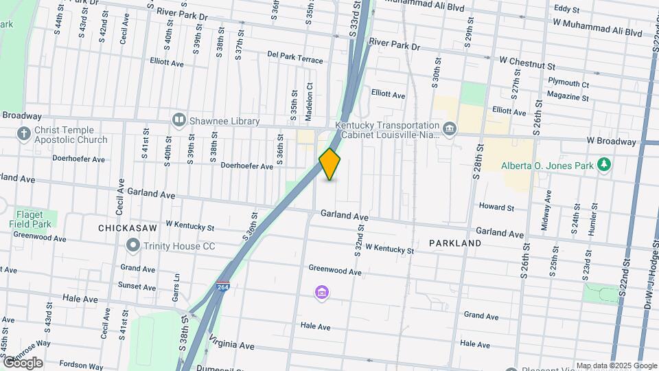 820 S 33rd St Map and Location Details