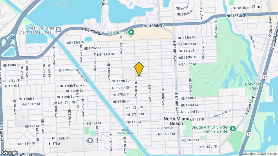 1617 NE 177th St Map and Location Details