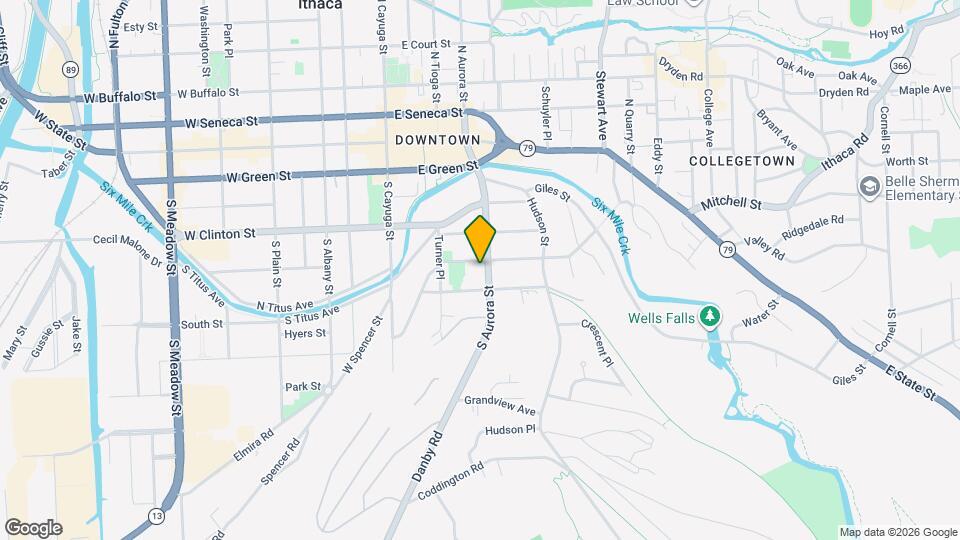 504 S Aurora St Map and Location Details