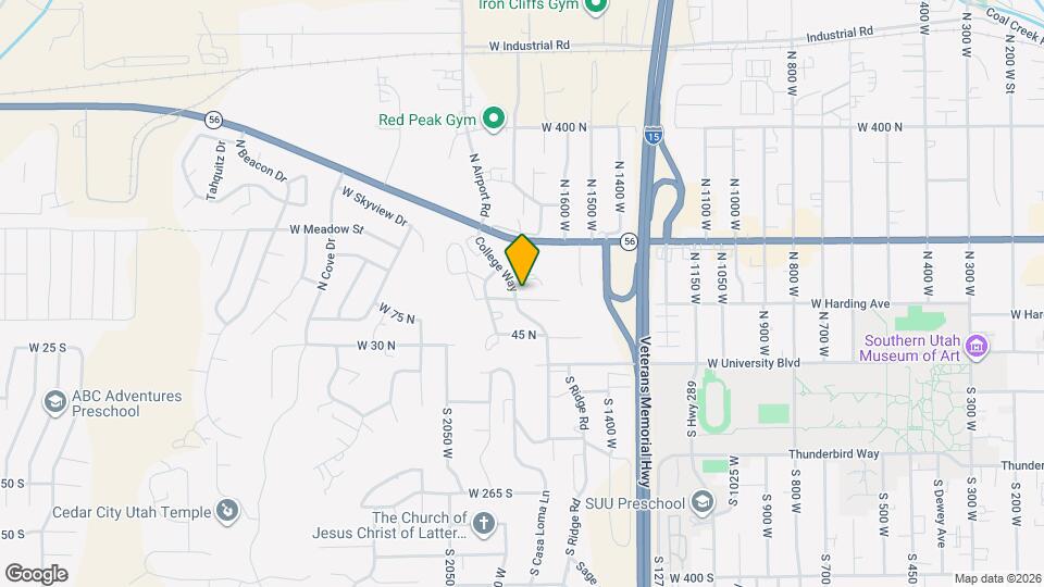 1790 W Harding Ave Map and Location Details