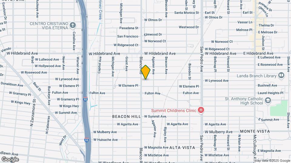 826 W Lynwood Ave Mapa y Detalles de la Ubicación