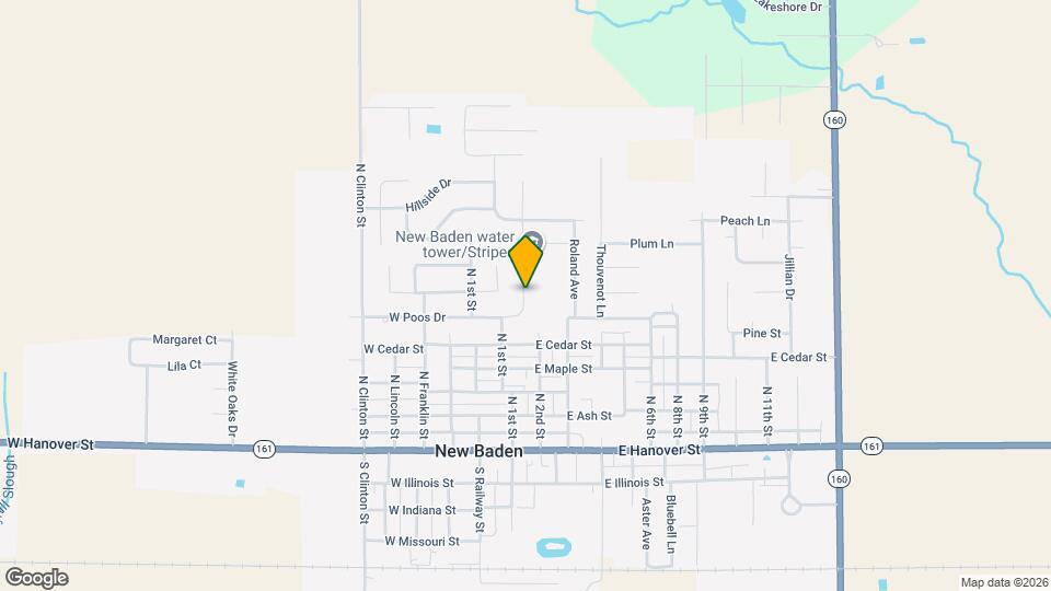 406 E Poos Dr, Unit A Map and Location Details