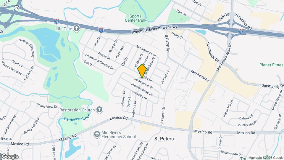 36 Jamestown Dr Map and Location Details