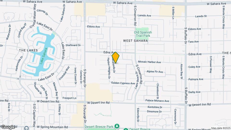 3012 Jacaranda Dr Map and Location Details