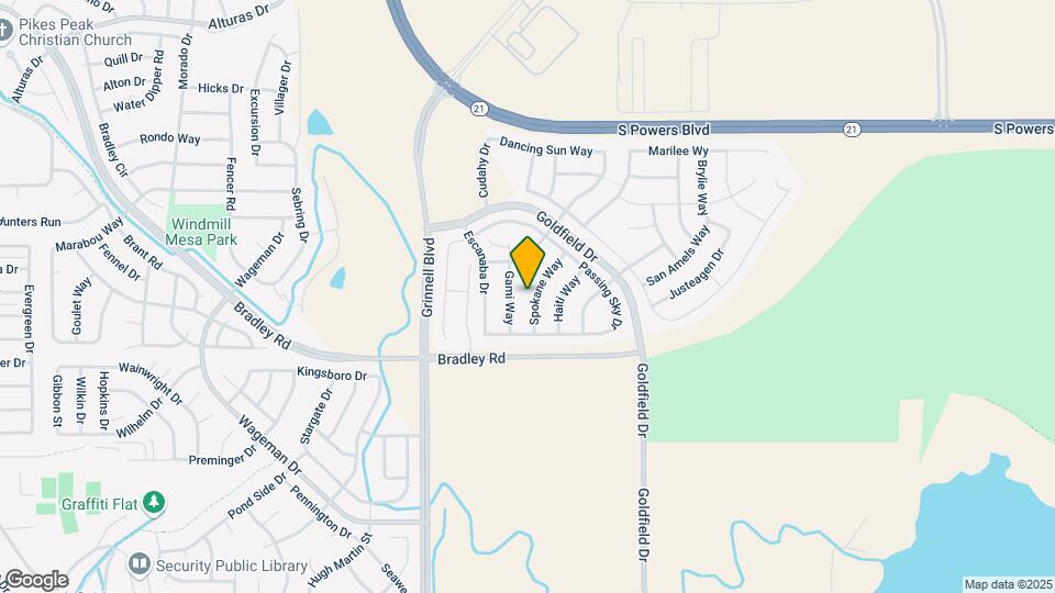 4926 Spokane Way Map and Location Details
