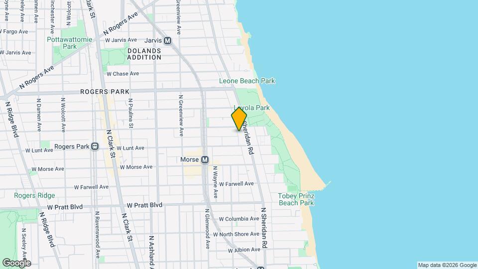 6709 N California Ave Map and Location Details