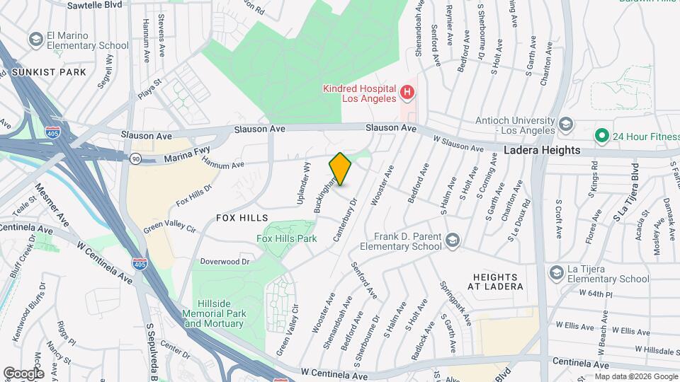 5651 Windsor Way, Unit WindsorCastle Culver City Mapa y Detalles de la Ubicación