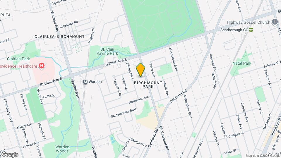 St Clair Map and Location Details