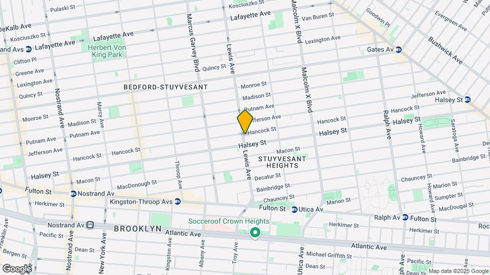 498 Hancock Street Mapa y Detalles de la Ubicación