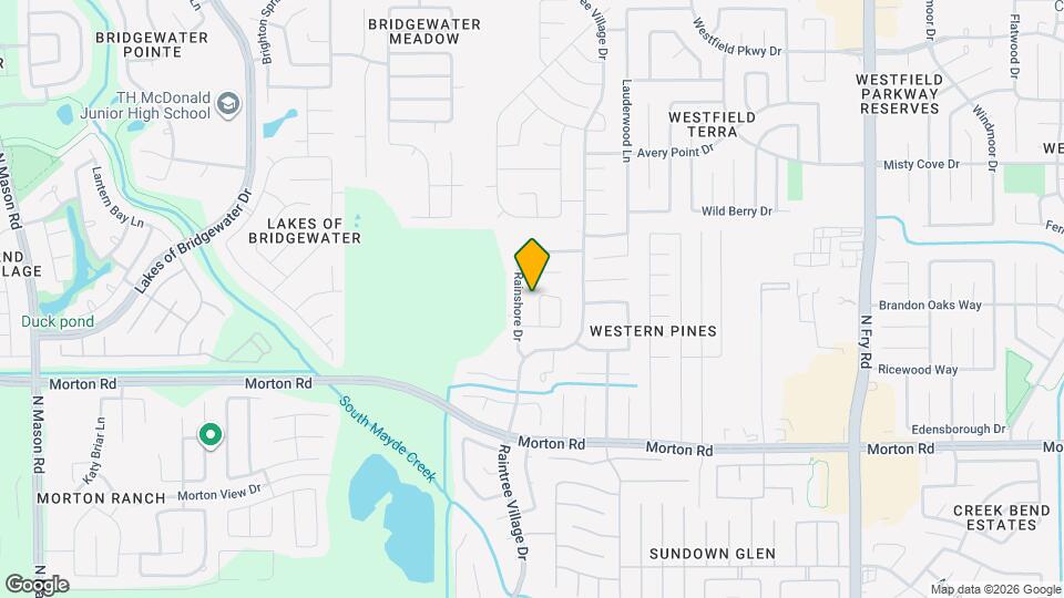 3427 W Rainmill Dr Map and Location Details