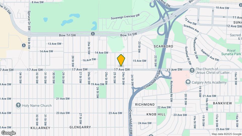 1743 24A St SW Map and Location Details