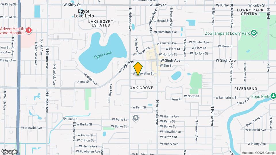 2521 W Minnehaha St Map and Location Details