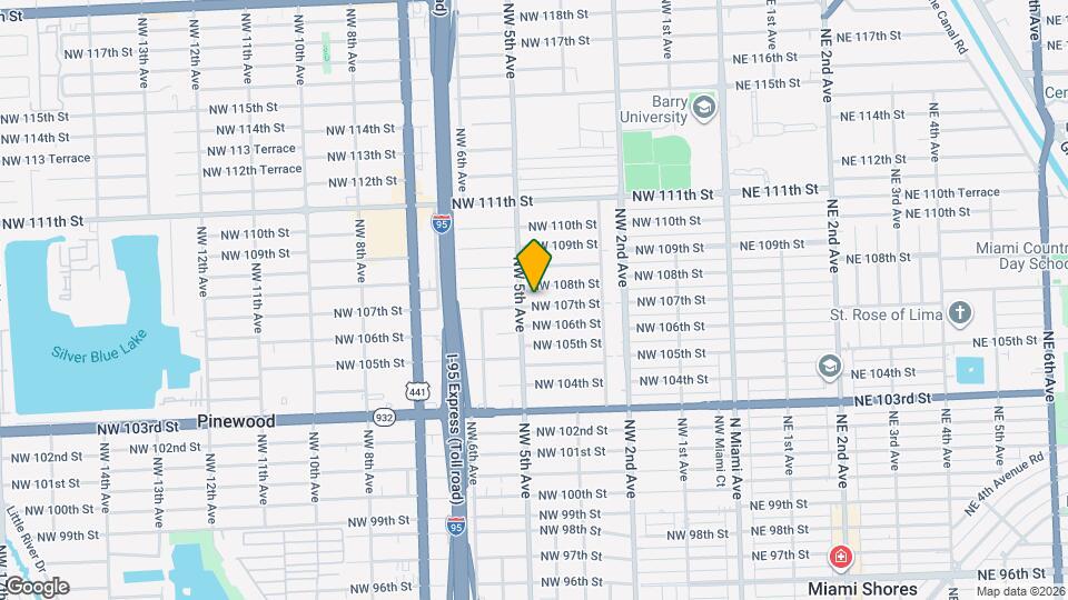 431 NW 107th St Map and Location Details