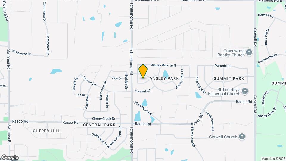 2104 Eubanks Ln Map and Location Details