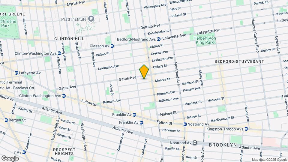 85 Monroe St Map and Location Details