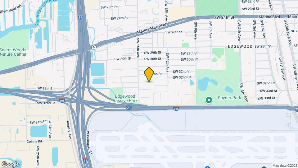 1444 SW 32nd Ct Map and Location Details